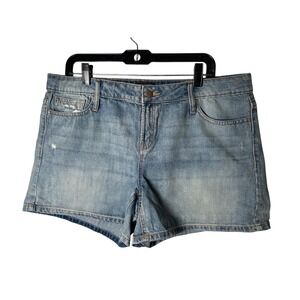 Gap Denim Shorts Women's Size 16‎ Blue Distressed Wash Casual Everyday